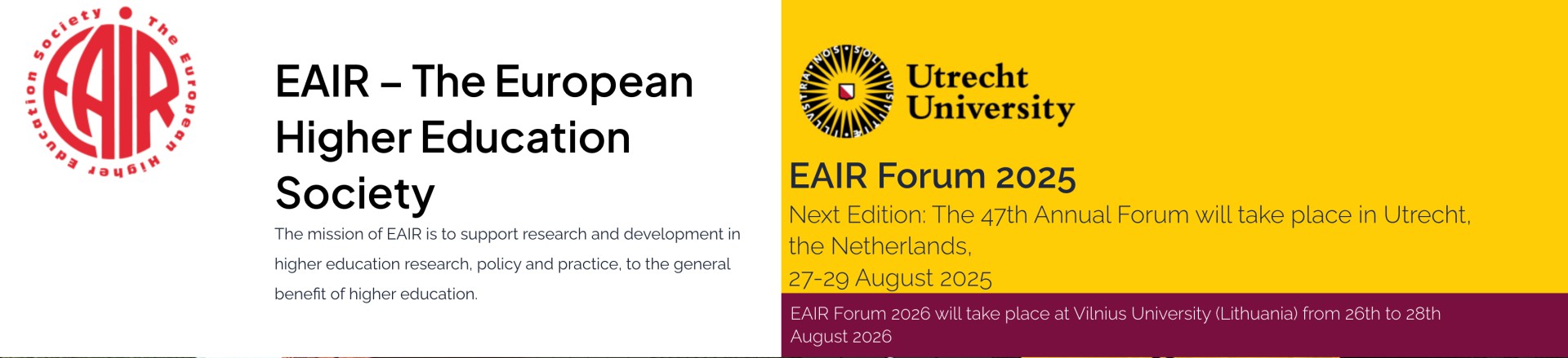 EAIR Forum 2025 - Official Hotel Service