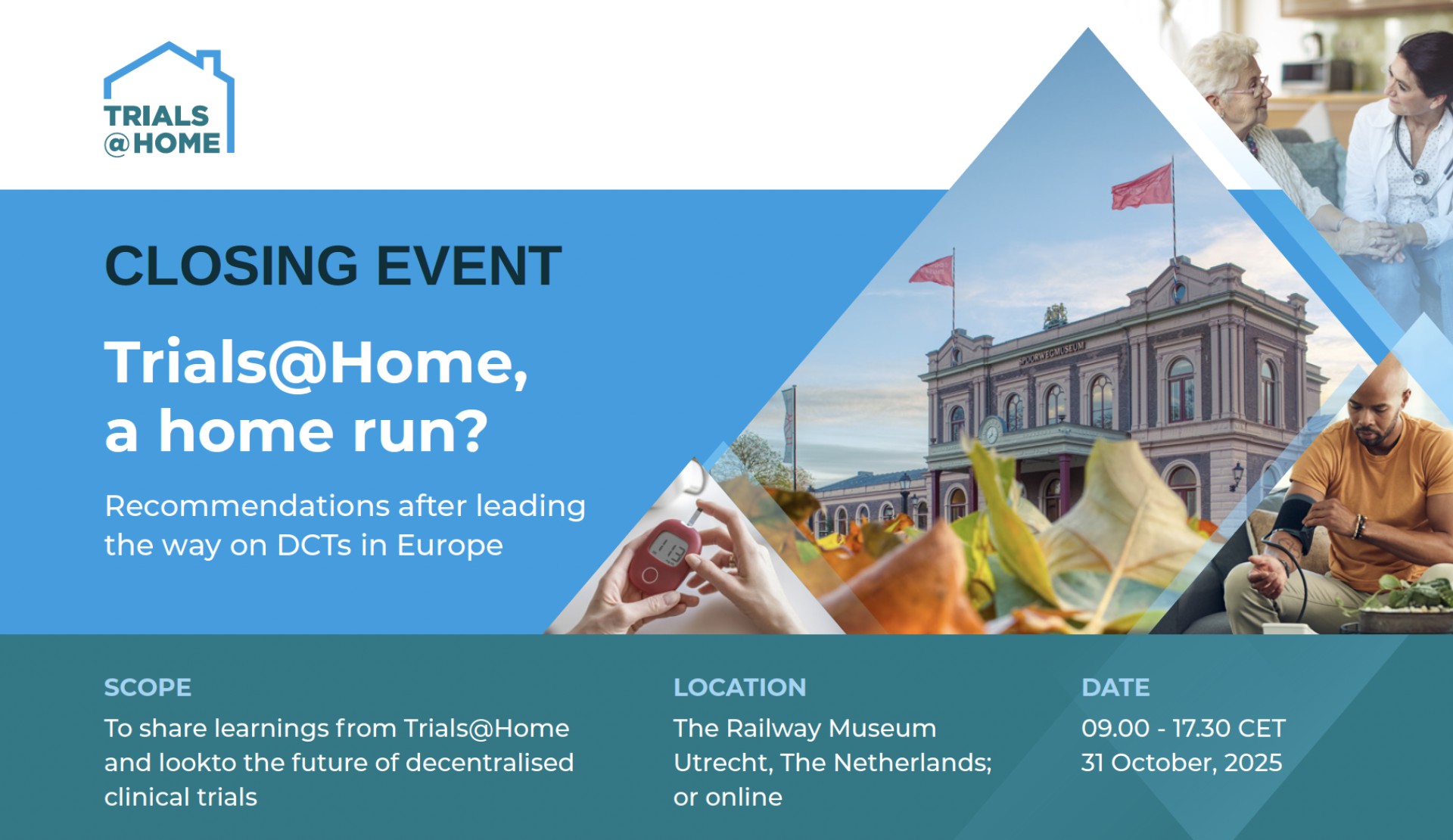Trials@Home Closing Event - Official Hotel Service